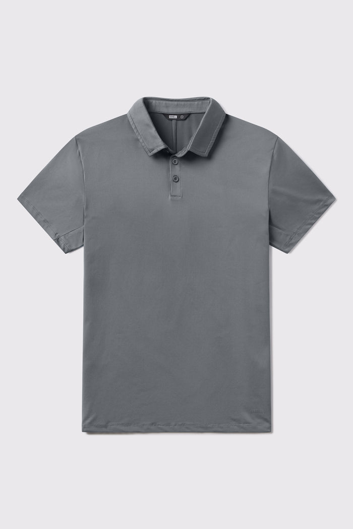 Havok Polo -Gray - photo from front flat lay #color_gray
