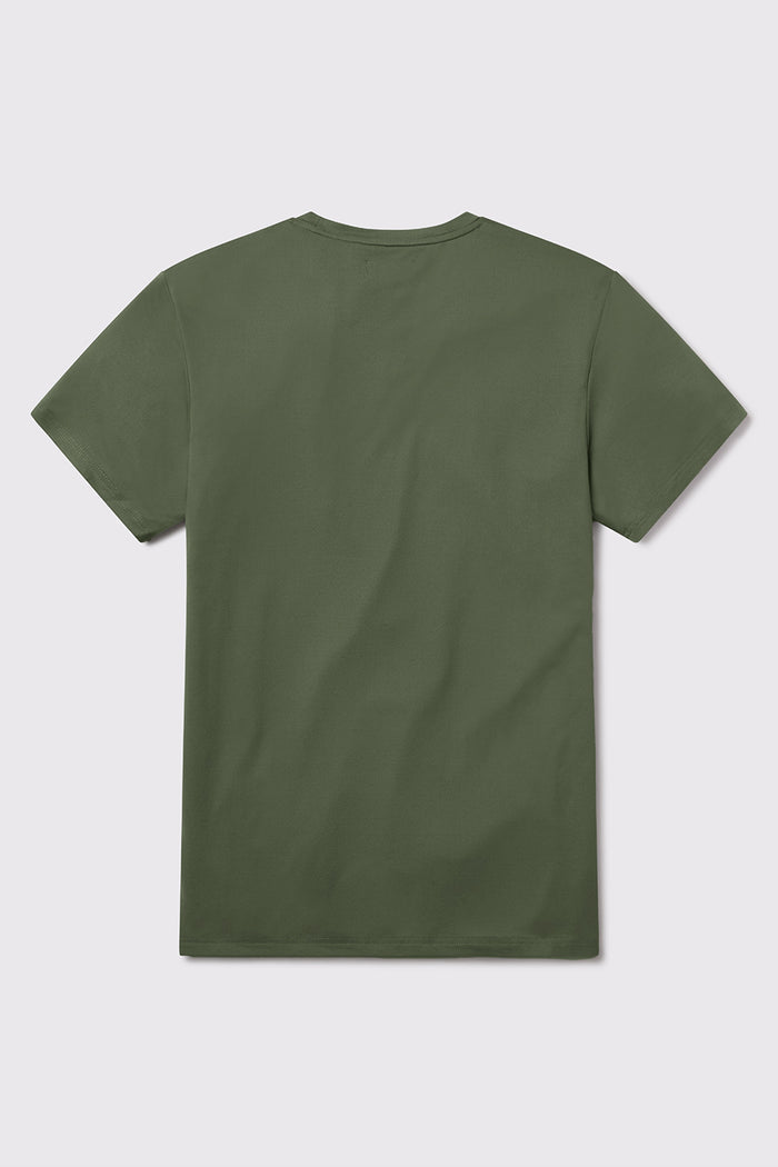 Havok Short Sleeve - Sage - photo from back flat lay #color_sage