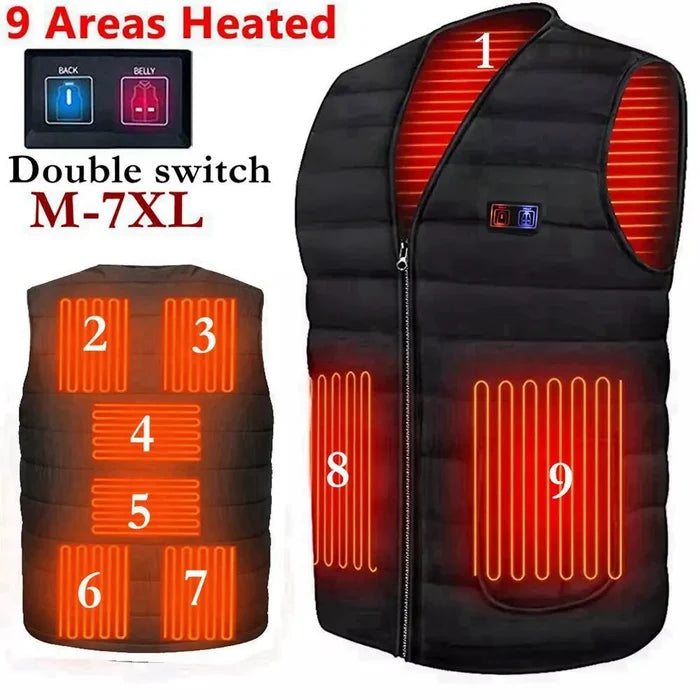 Heated Cotton Winter Vest