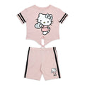 חליפת טייץ וחולצה קשורה Hello Kitty