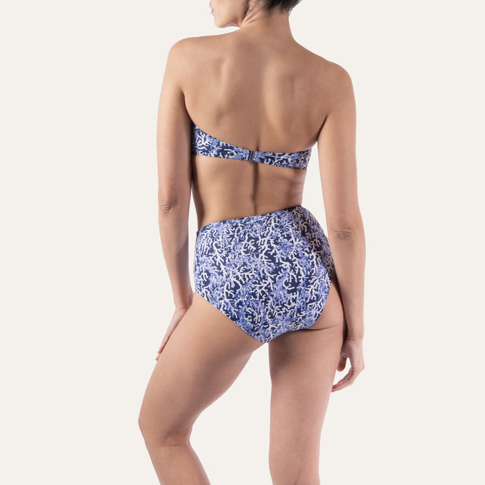 High Waisted Slip Coral Deep