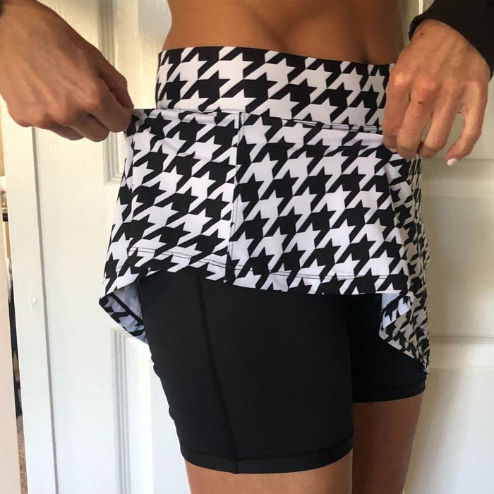 Houndstooth Golf Skirt