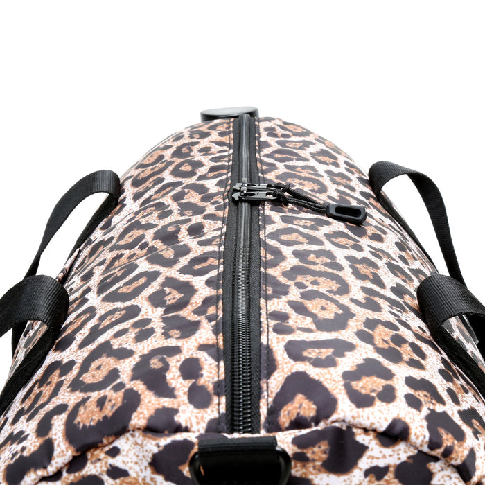 Iconic Cheetah Barrel Gym Bag
