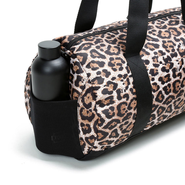 Iconic Cheetah Barrel Gym Bag