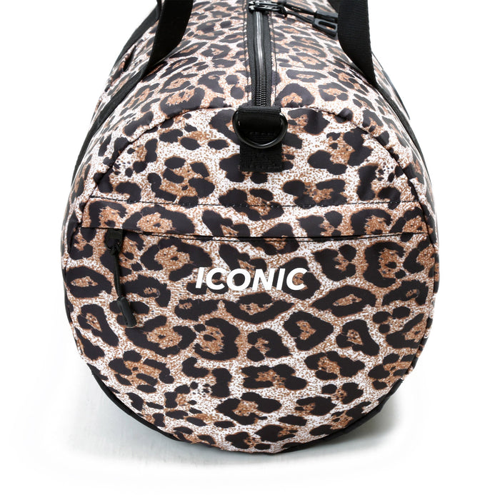 Iconic Cheetah Barrel Gym Bag