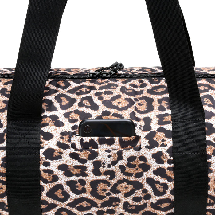 Iconic Cheetah Barrel Gym Bag