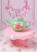 JADE FLORAL TEAPOT PIPE