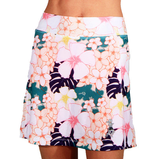 kona print golf skirt