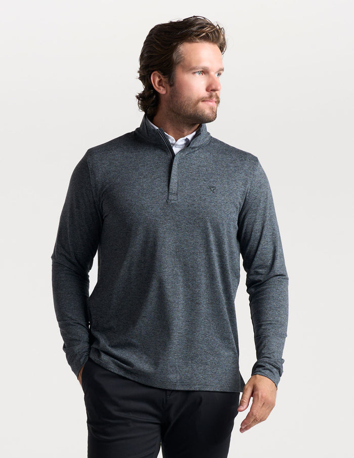 Last Layer Lined Q-Zip - Cold Ash Heather (The Last Drag)