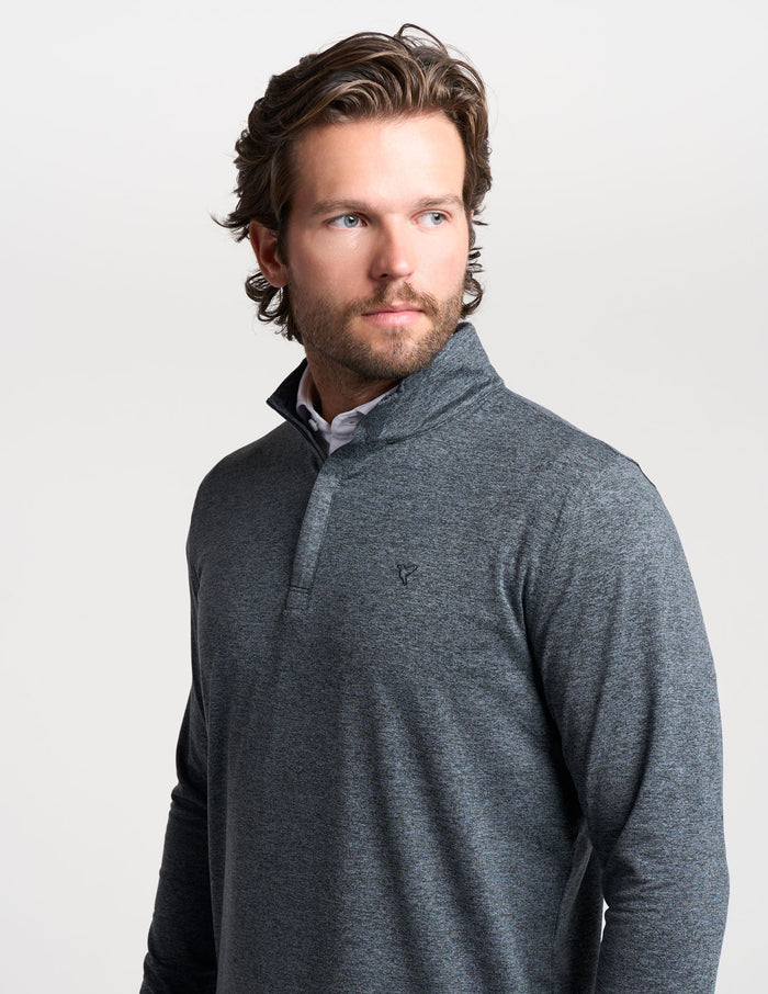 Last Layer Lined Q-Zip - Cold Ash Heather (The Last Drag)