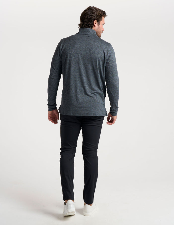 Last Layer Lined Q-Zip - Cold Ash Heather (The Last Drag)