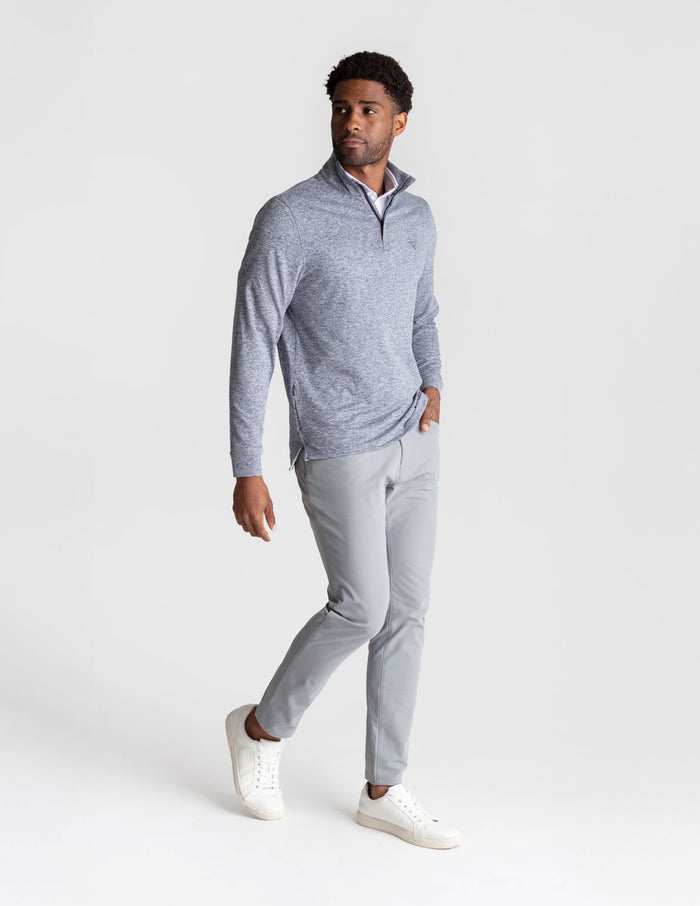 Last Layer Lined Q-Zip - Midnight Static Heather (The Last Guy Up)