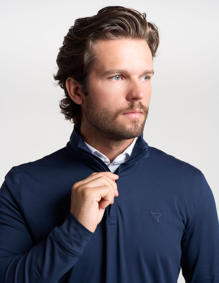 Last Layer Lined Q-Zip - Navy (The Lone Ranger)