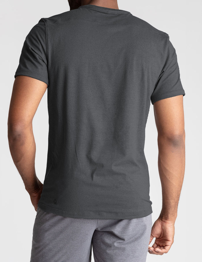 Last Layer Tee - Charcoal Heather (The Fullback Dive)