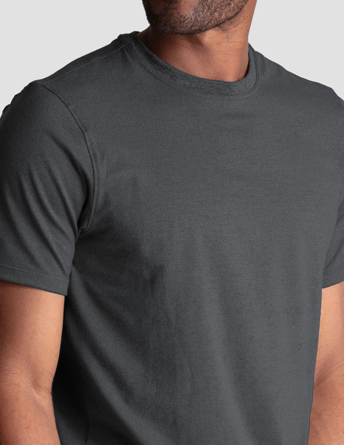 Last Layer Tee - Charcoal Heather (The Fullback Dive)