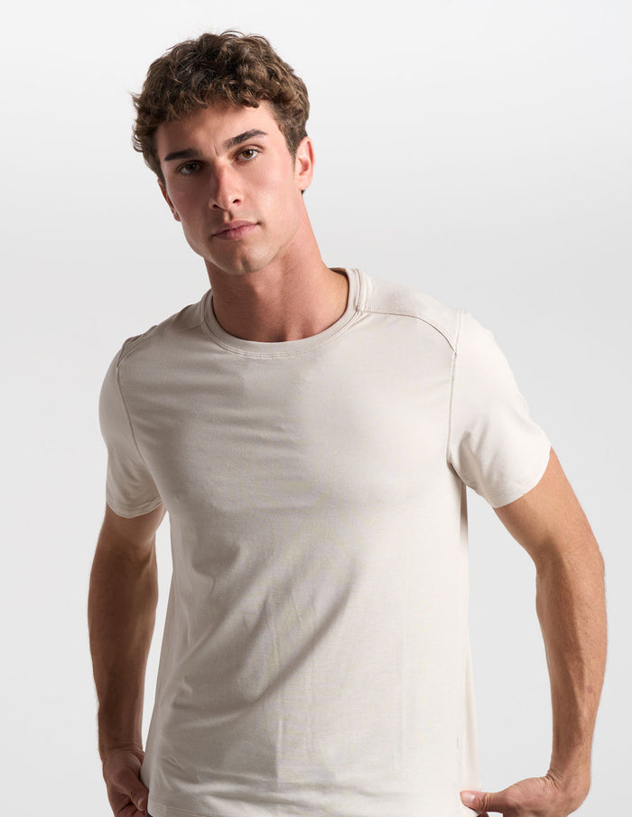 Last Layer Tee - Frontier Beige Heather (The Triple Option)