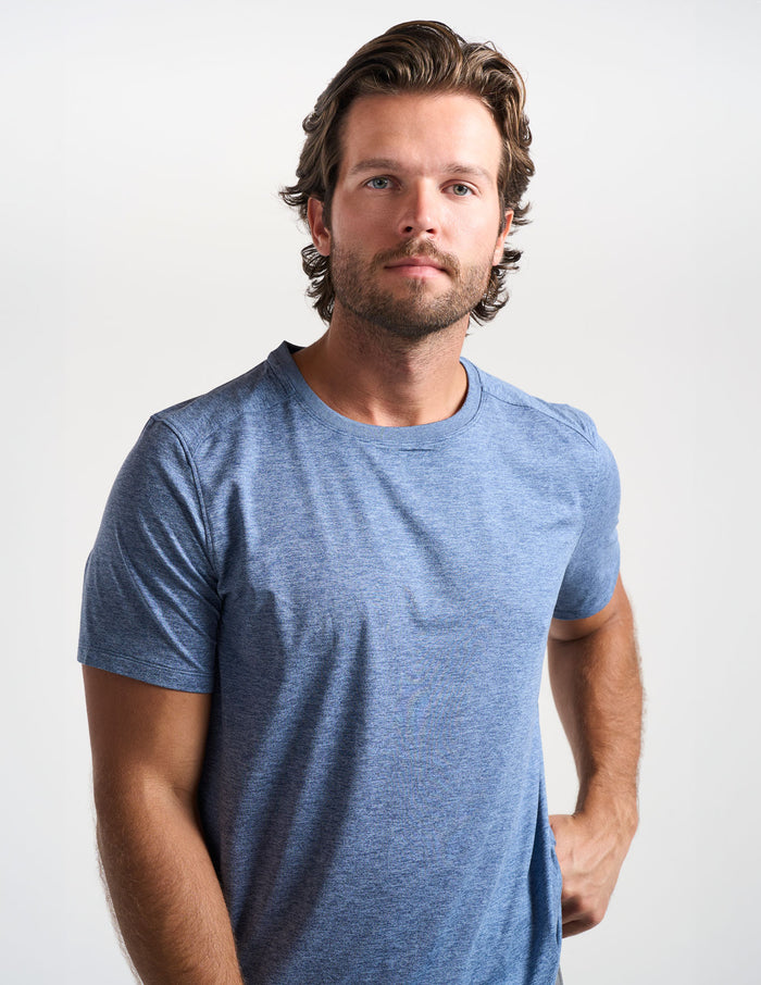 Last Layer Tee - Indigo Wash Heather (The Never Left)