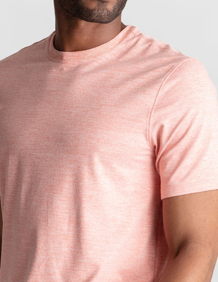 Last Layer Tee - Peach Please Heather (The Hold The Line)