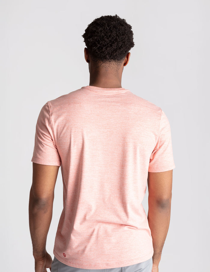 Last Layer Tee - Peach Please Heather (The Hold The Line)