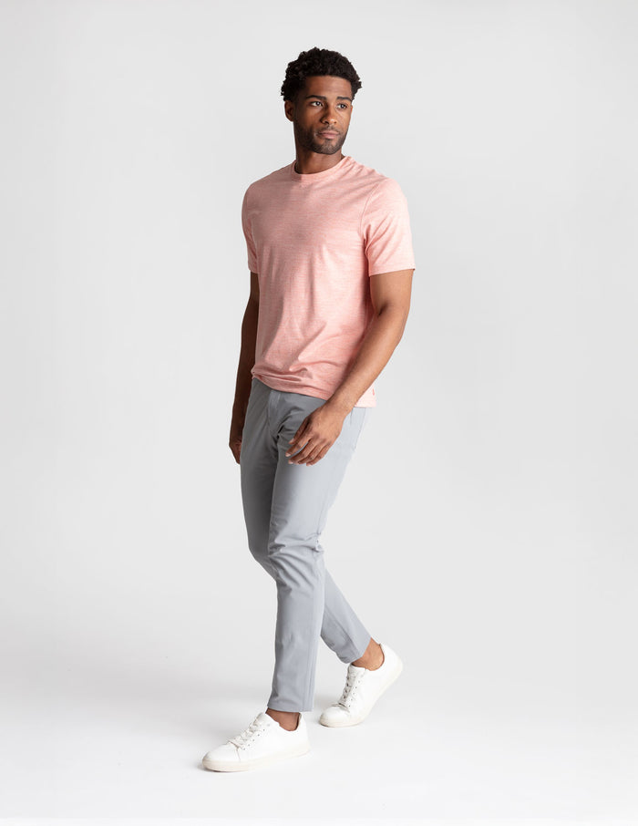 Last Layer Tee - Peach Please Heather (The Hold The Line)