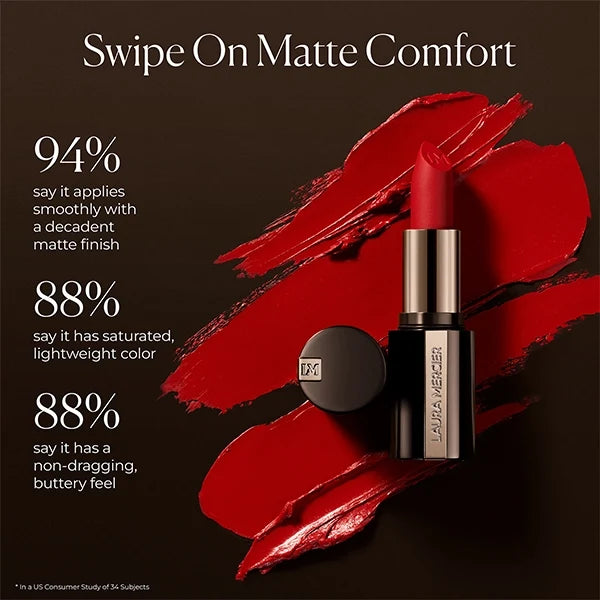 Laura Mercier - Caviar Smoothing Matte Lipstick-136 Chantilly Lace#Shade_136 Chantilly Lace