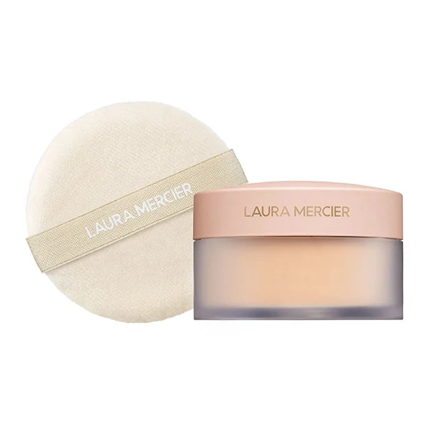 Laura Mercier - Divinely Flawless Translucent Loose Setting Powder & Puff Ultra- Blur - Translucent Honey