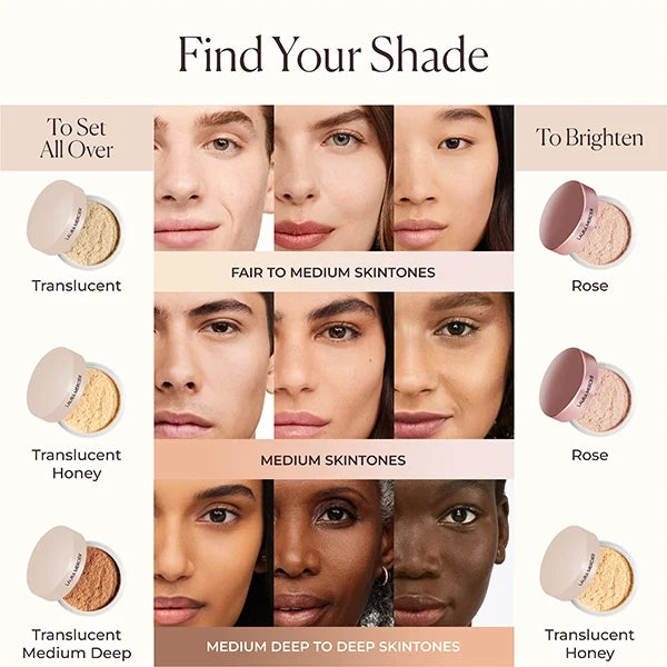 Laura Mercier - Mini Translucent Loose Setting Powder Ultra-Blur Tone-up-Rose