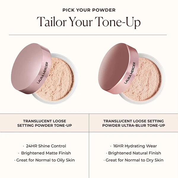 Laura Mercier - Translucent Loose Setting Powder Ultra-Blur Tone-up-Rose