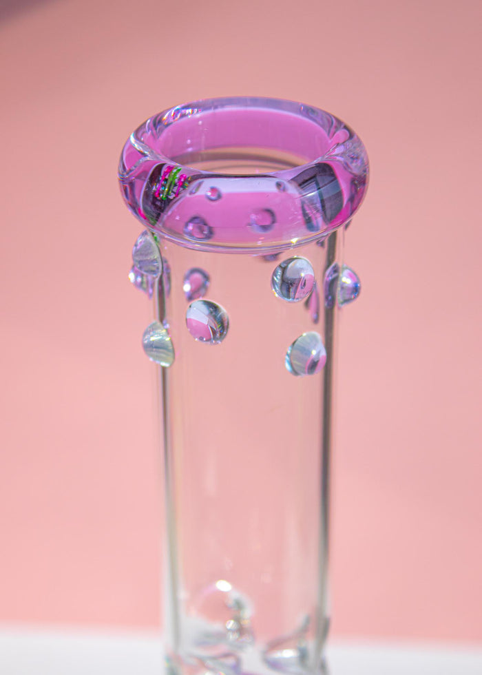 LAVENDER DAZZLE TRIPLE-PERC BONG