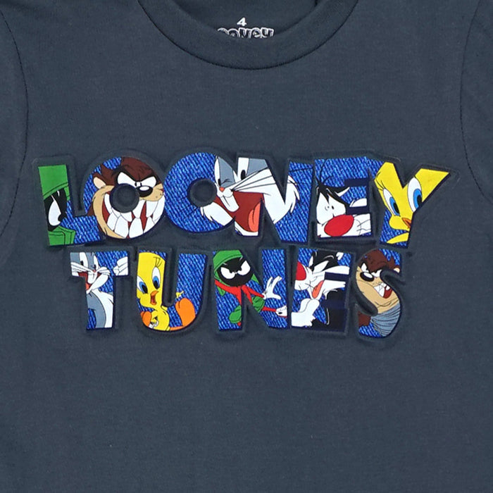 חולצת מעבר עם הדפס Looney Tunes מובלט בנים