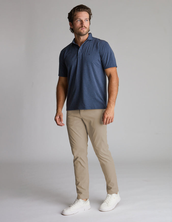 Loophole Chinos - Quicksand Khaki - Slim Fit (The Jeff Pesos)