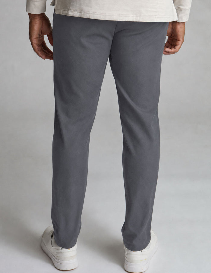 Loophole Chinos - Zero-G Graphite - Slim Fit (The Hands-Off Honchos)