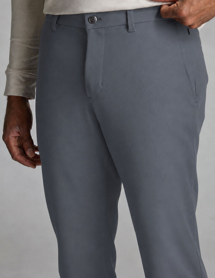 Loophole Chinos - Zero-G Graphite - Slim Fit (The Hands-Off Honchos)