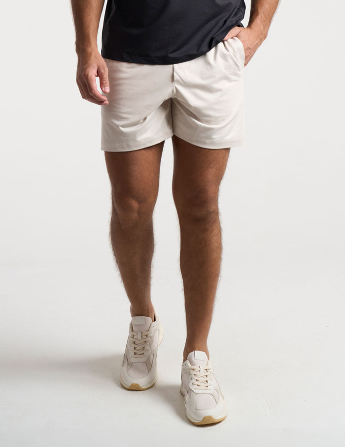 Lounge Shorts - Oatmeal Heather (The Double Siestas)