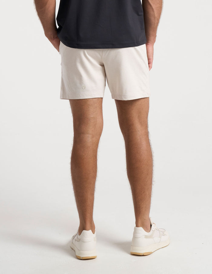 Lounge Shorts - Oatmeal Heather (The Double Siestas)