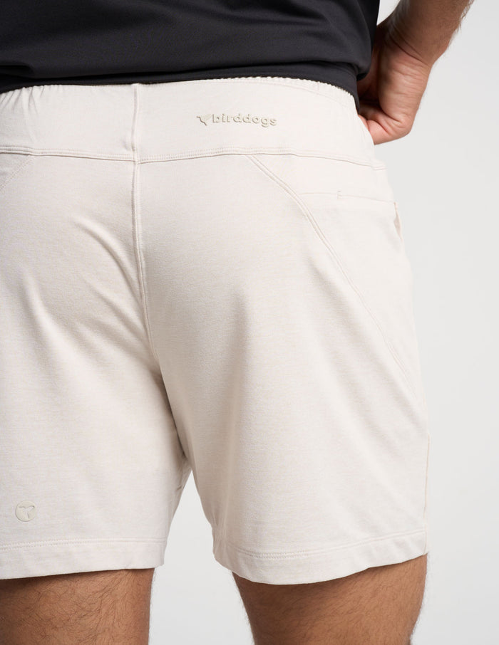 Lounge Shorts - Oatmeal Heather (The Double Siestas)