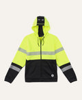 M2 Grid Zip Up Hoodie - Hi Vis Truewerk
