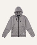 M2 Grid Zip Up Hoodie Truewerk #color_heathered grey