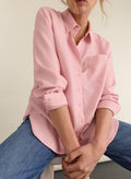 Martyna Relaxed Shirt - Soft Pink Baukjen