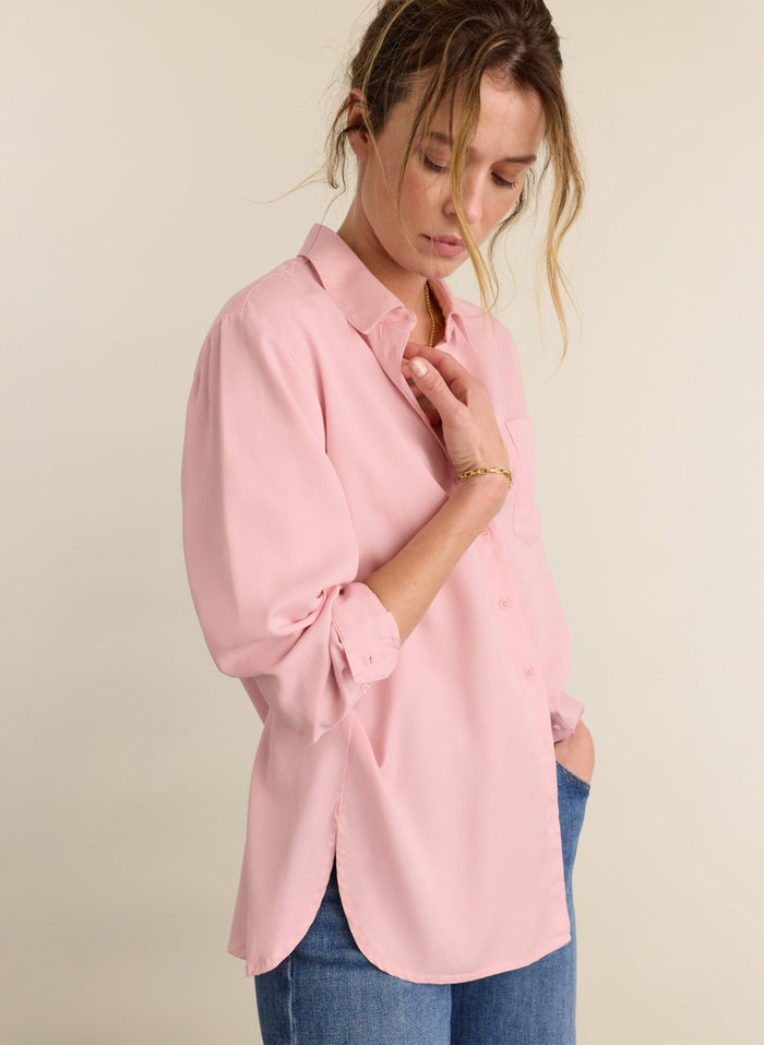 Martyna Relaxed Shirt - Soft Pink Baukjen
