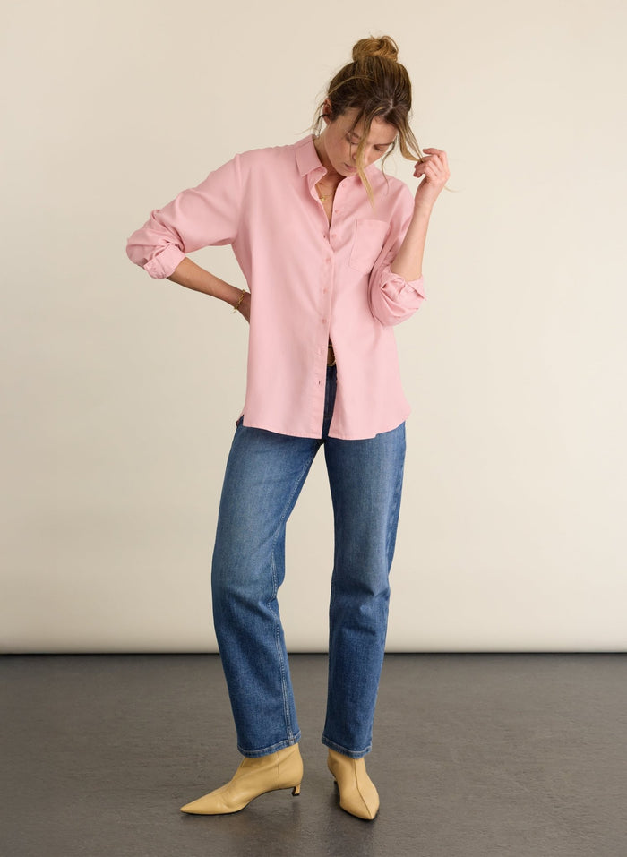 Martyna Relaxed Shirt - Soft Pink Baukjen