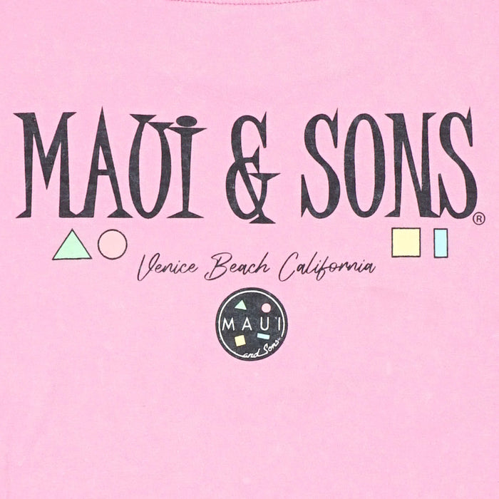 חולצה מודפסת Maui & Sons מלפנים ומאחור