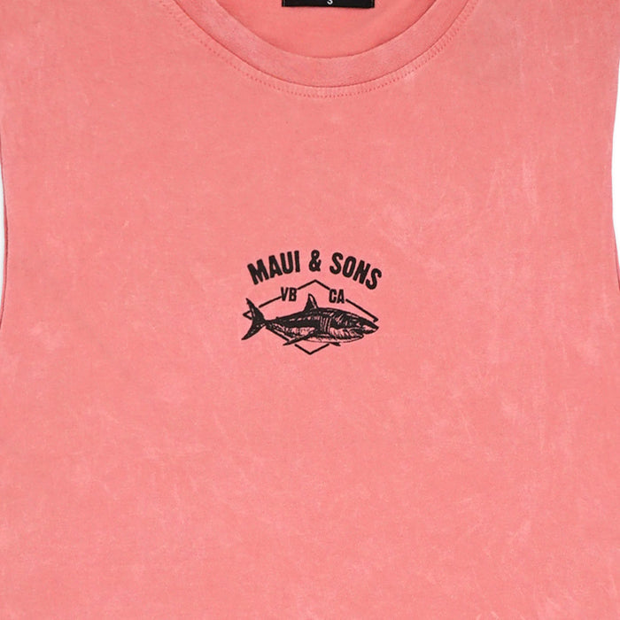 גופיה שטופה מודפסת דו צדדית Maui & Sons
