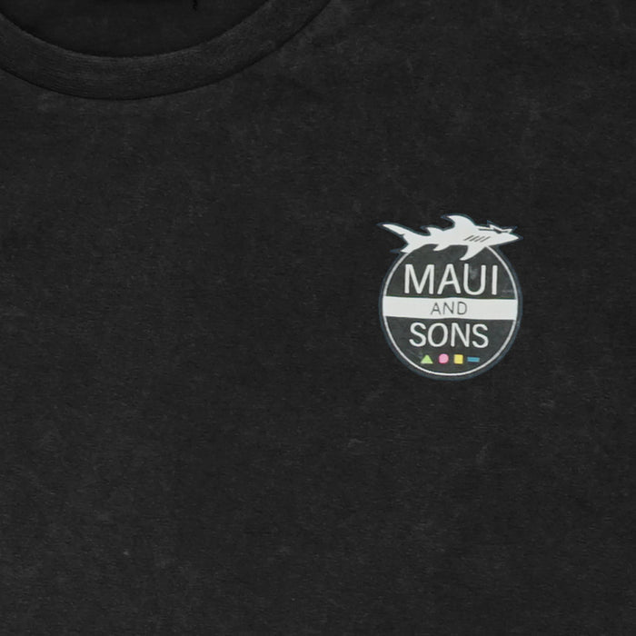 חולצה שטופה עם לוגו Maui & Sons