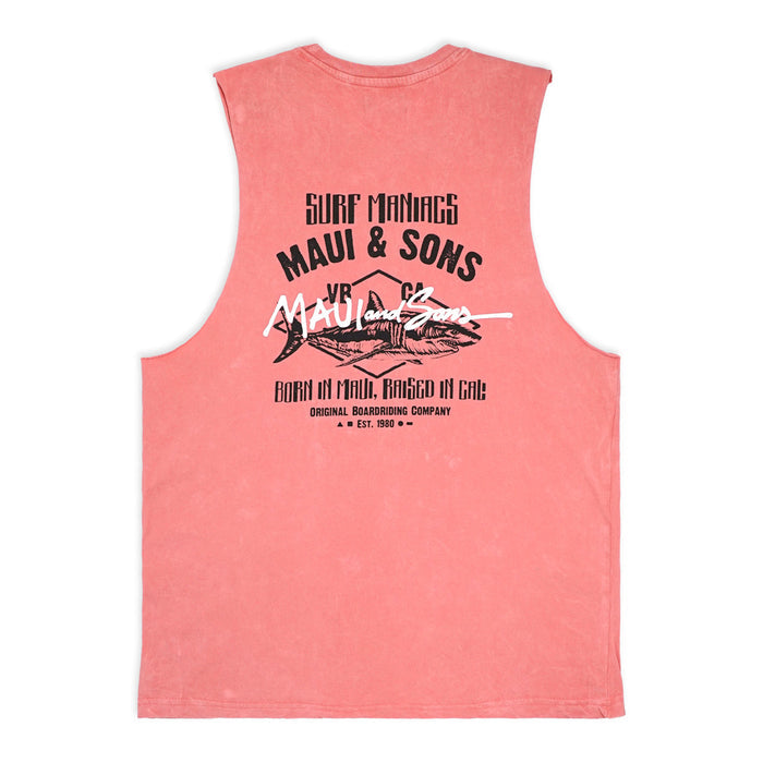 גופיה שטופה מודפסת דו צדדית Maui & Sons