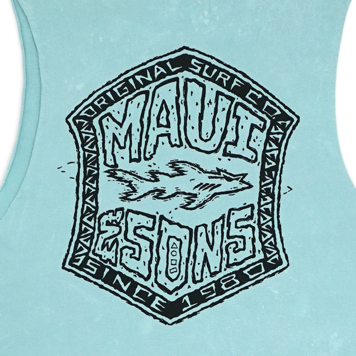 גופיה שטופה מודפסת דו צדדית Maui & Sons