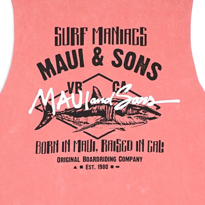 גופיה שטופה מודפסת דו צדדית Maui & Sons
