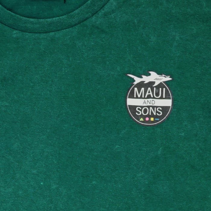חולצה שטופה עם לוגו Maui & Sons