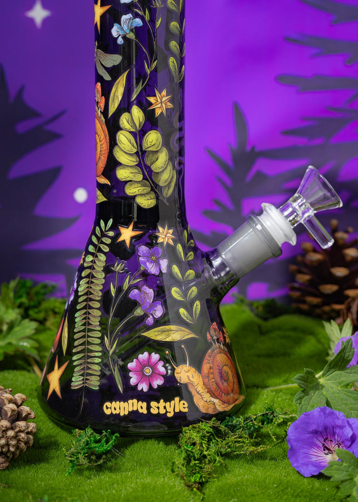 MIDNIGHT FOREST BONG 10"