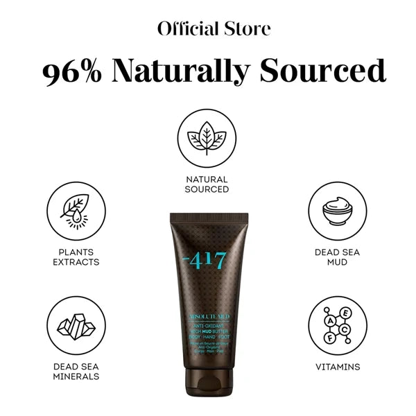Minus 417 Absolute Mud Anti Oxidant Rich Mud Butter Body Hand Foot